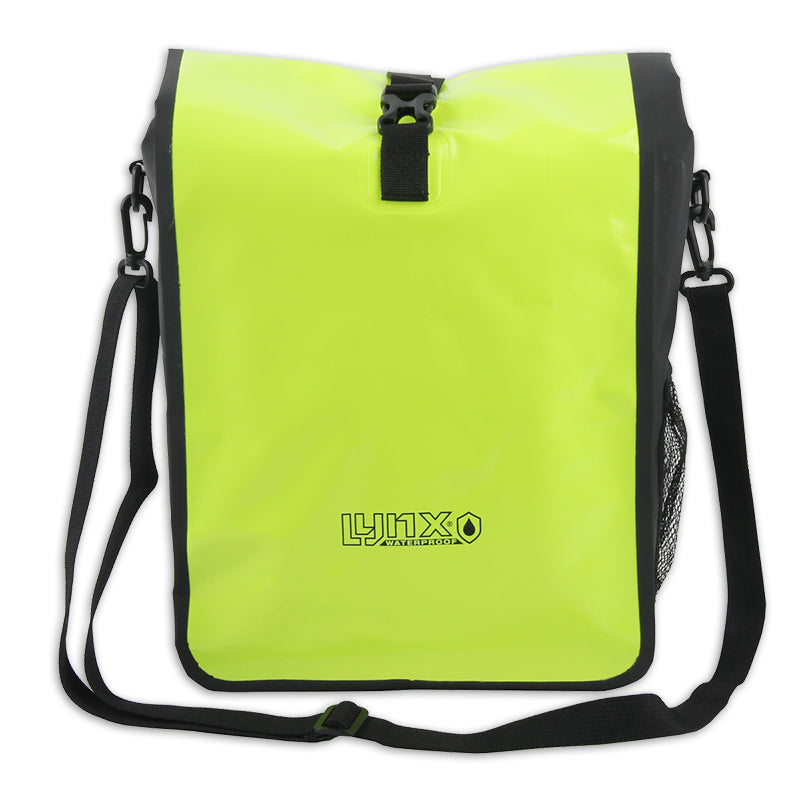 Lynx Tarpaulin Vally XL single bicycle bag 21l. neon yellow