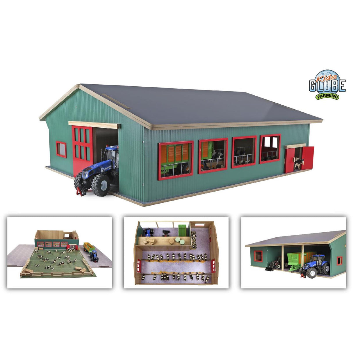 Kids Globe Loose Housing Stable with Storage 1:32