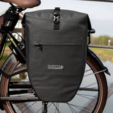 Lynx Velo Bag Sak nëmmen tpu 28L schwaarz waasserdicht E-Vëlo Hayes