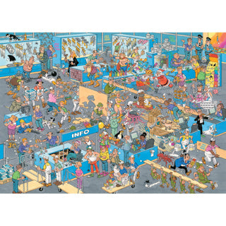 Jan van Haasteren jigsaw puzzle - the hardware store and the renovation, 2x1000pcs.