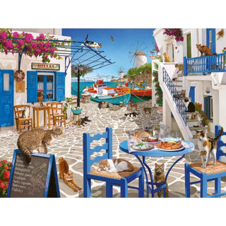 Ravensburger Jigsaw Puzzle Cats of Mykonos - 1500 pieces.