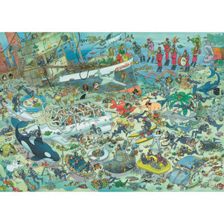 Jumbo Puzzel Jan van Haasteren Deep Sea 1000 Stécker