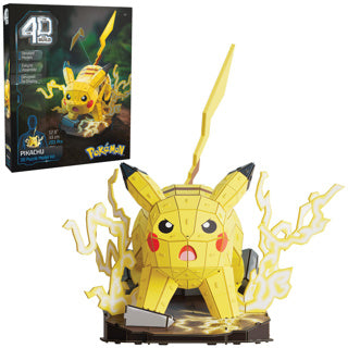 4d konstrukcija, pokémon pikachu, 3D modelių rinkinys, pokémon kolekcionuojami daiktai, biuro pradinukų kolekcija, stalo dekoravimas, statybiniai žaislai, 3d galvosūkiai, 201 vnt.