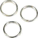 Creativ company split ring, d 5 mm, silver plated, 30 pieces 1 box