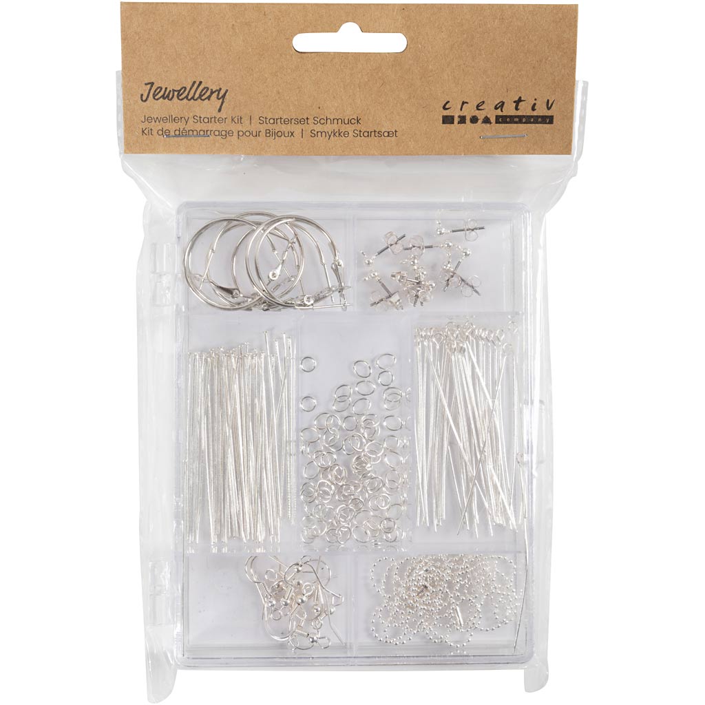 Creative company silver-plated jewellery starter set