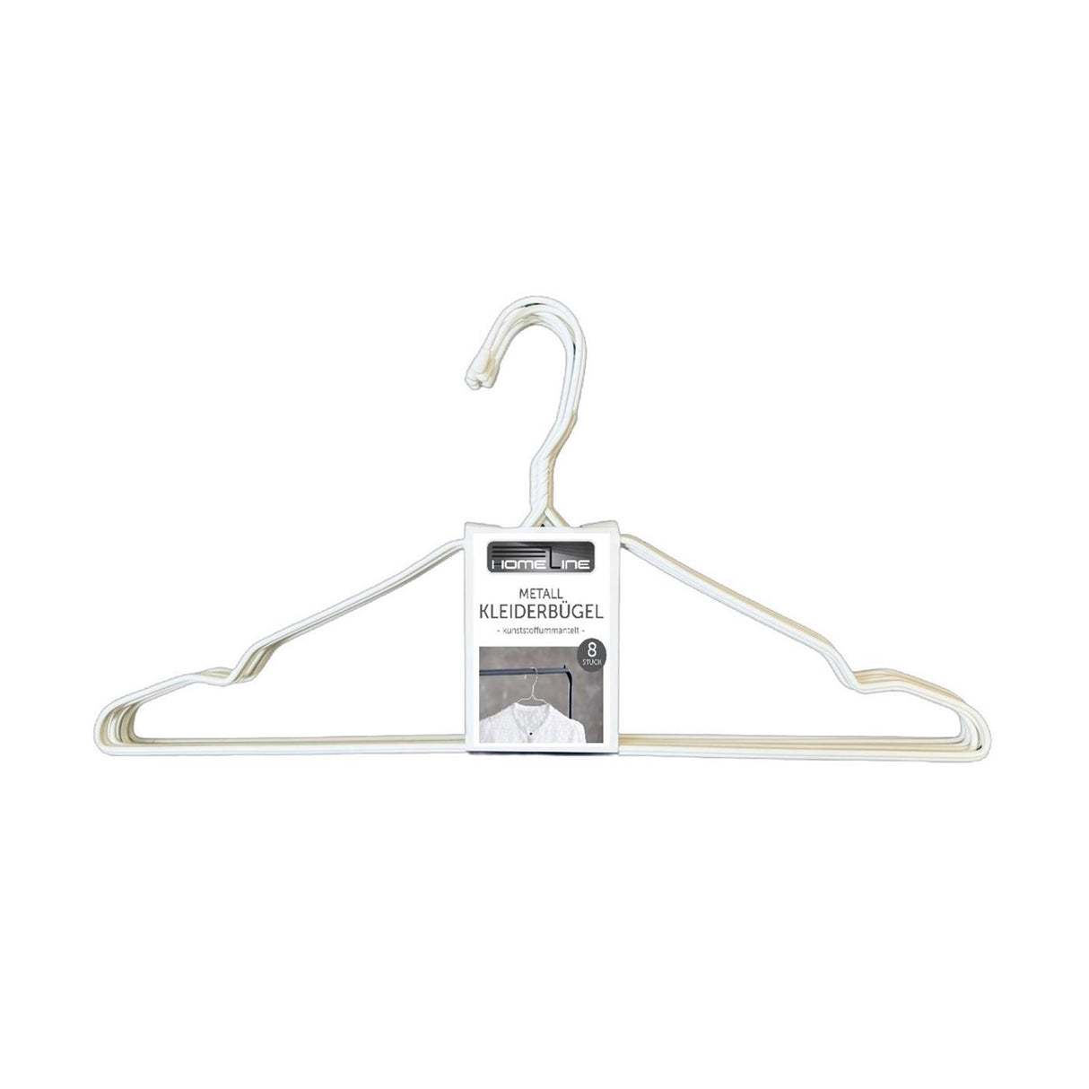 Metall Kleederhänger Set, 8 Stéck