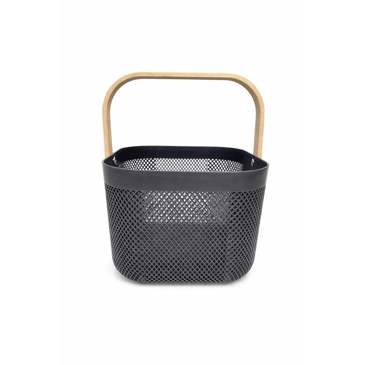Plastic basket 24.5x24xh17.5cm
