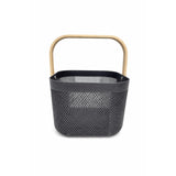 Plastic basket 24.5x24xh17.5cm