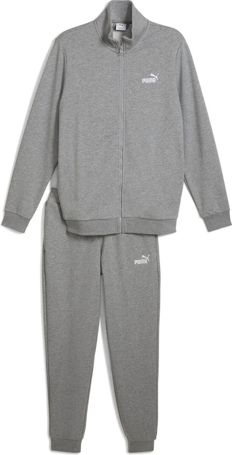 Puma ess sweat suit tr unisex tracksuit - medium gray heather