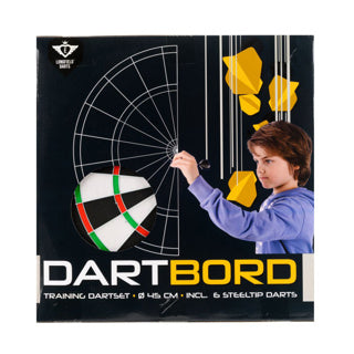 Clár dart dhá thaobh longfield Engelhart lena n-áirítear 6 shaighid