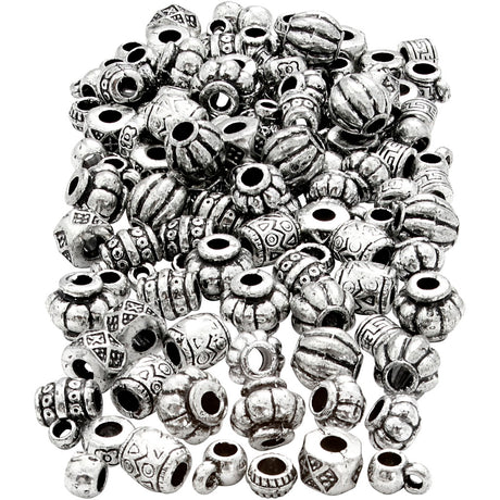 Creativ company bead mix, size 7-11 mm, hole size 3 mm, approx. 400 pieces, 200 g 1 box