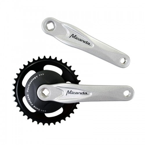 Miranda Beta 1 vevuppsättning med skiva 95mm 33 Tands Crank Polished Black