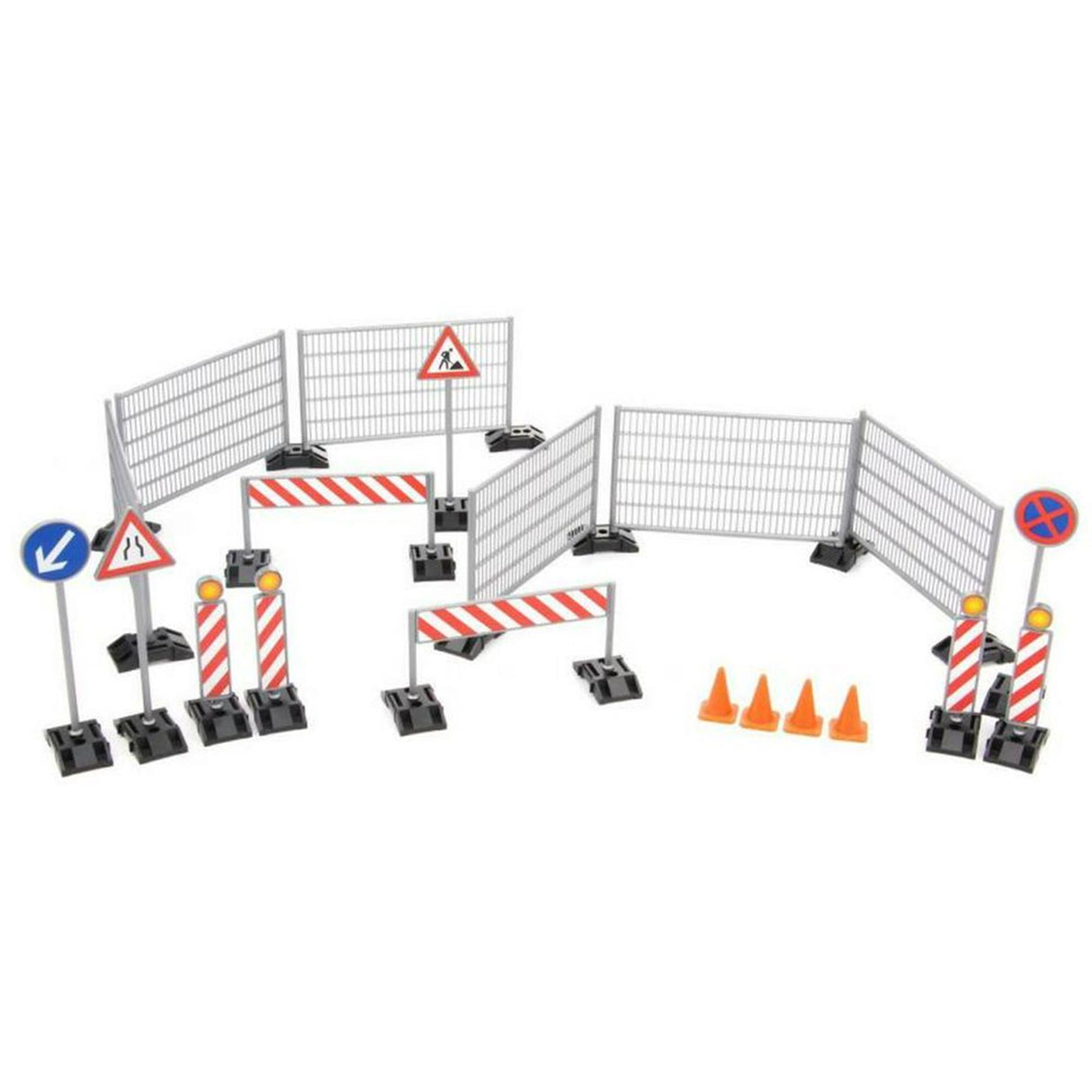 Bruder construction site accessories