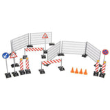 Bruder construction site accessories
