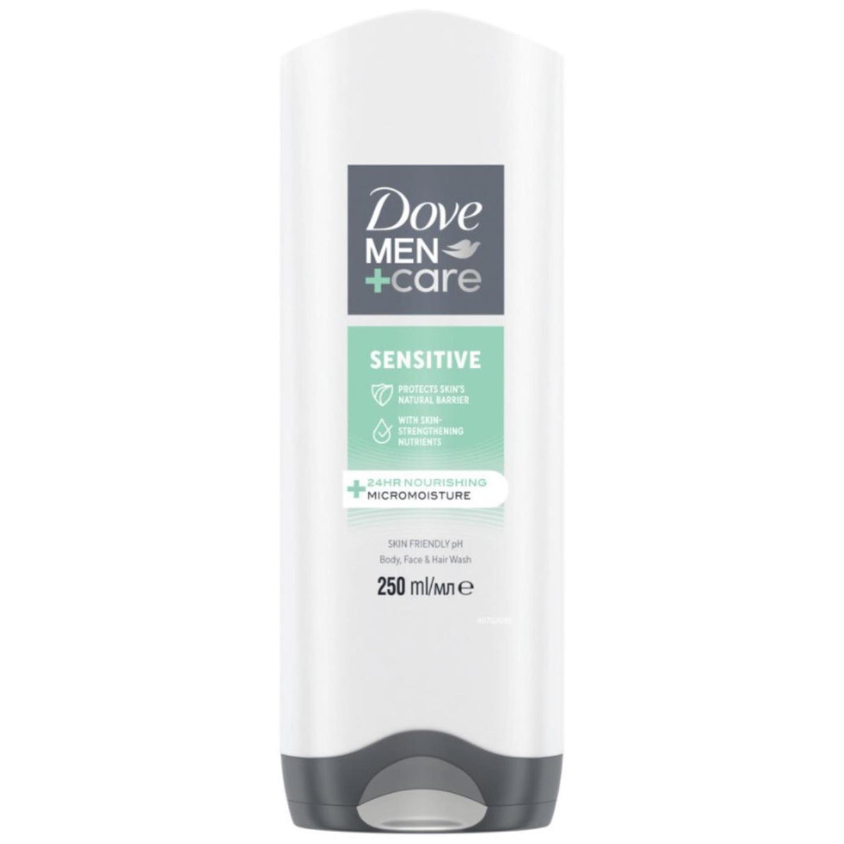 Dove shower men sensitive 3-in-1 250ml