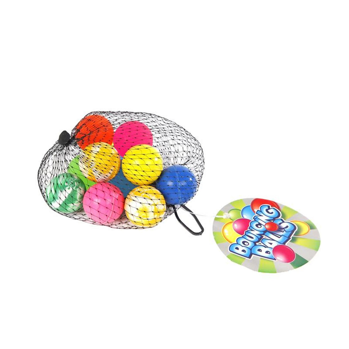 Bouncy Balls 10 pcs in net 25mm