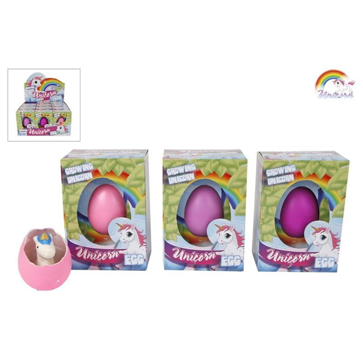 Unicorn egg with growing 6cm