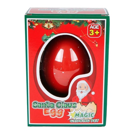 Rostoucí vajíčko Santa Claus sněhulák, 6cm