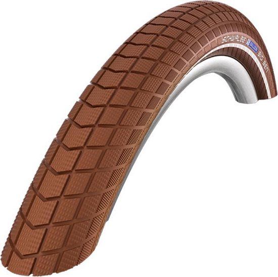 Esegui: Schwalbe Big Ben (K-Guard) Colore: Brown con dimensione di riflessione: 28x2.00 Etro 50-622