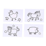 Ses creative my first colours with water - farm animals