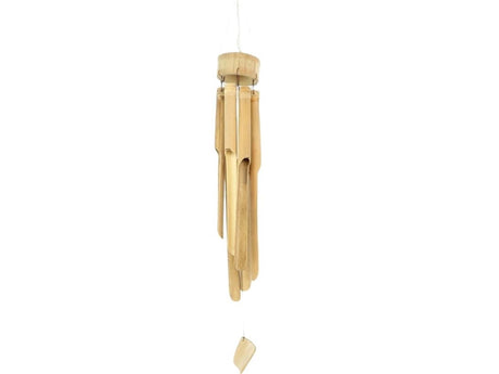 Hbx přírodní živý zvonek naplavené dřevo ø15xv23cm