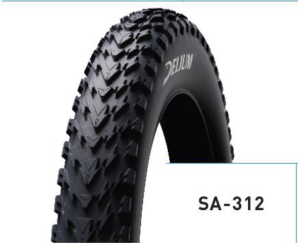 Thundr tire. Black, 20x4.00, Etro 100-406