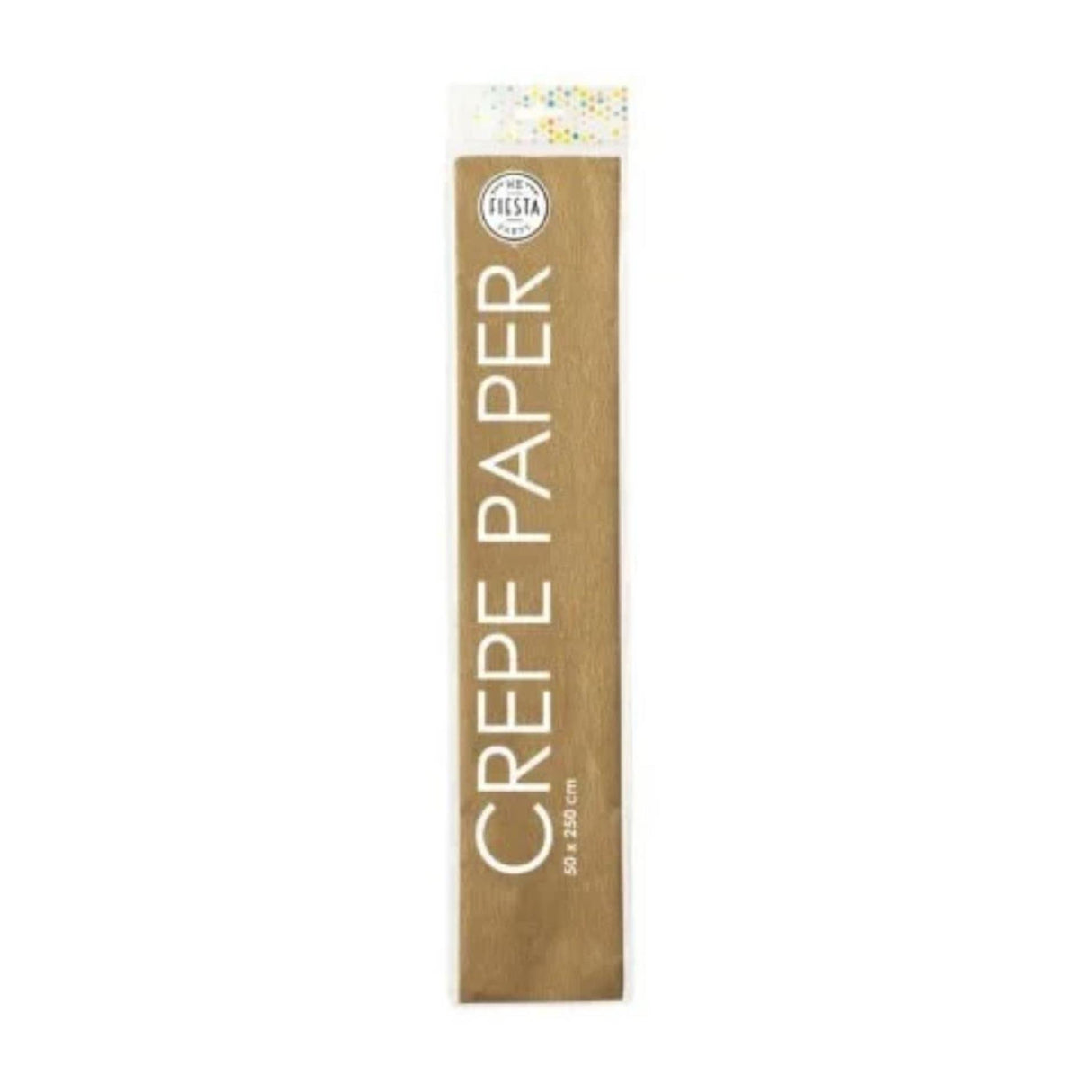 Globos crepepapper guld, 50x250cm