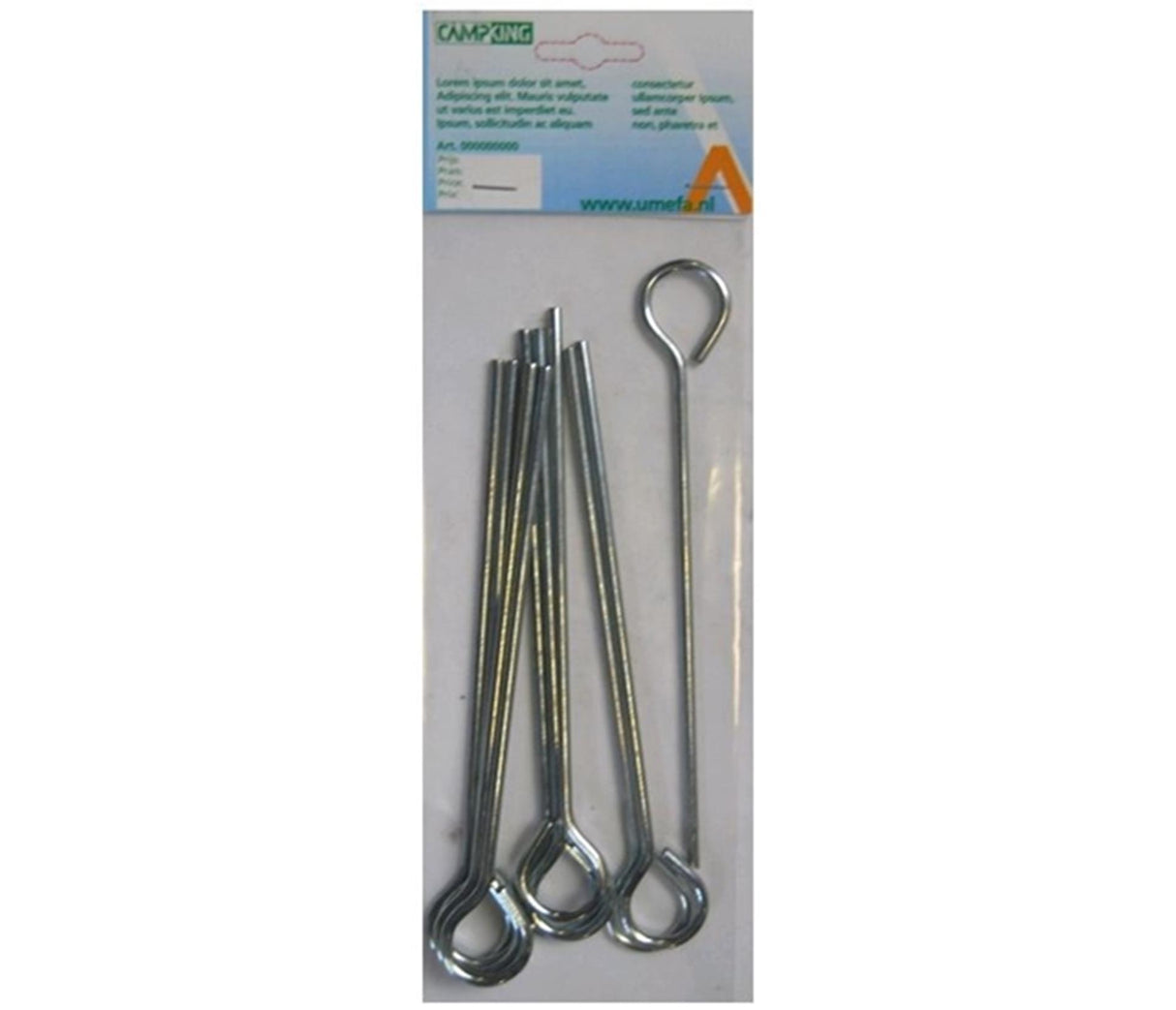 Campking umefa ground spike closed 18 cm 10 pcs