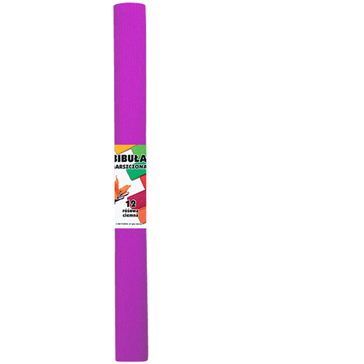 Kräpppapper mörkrosa