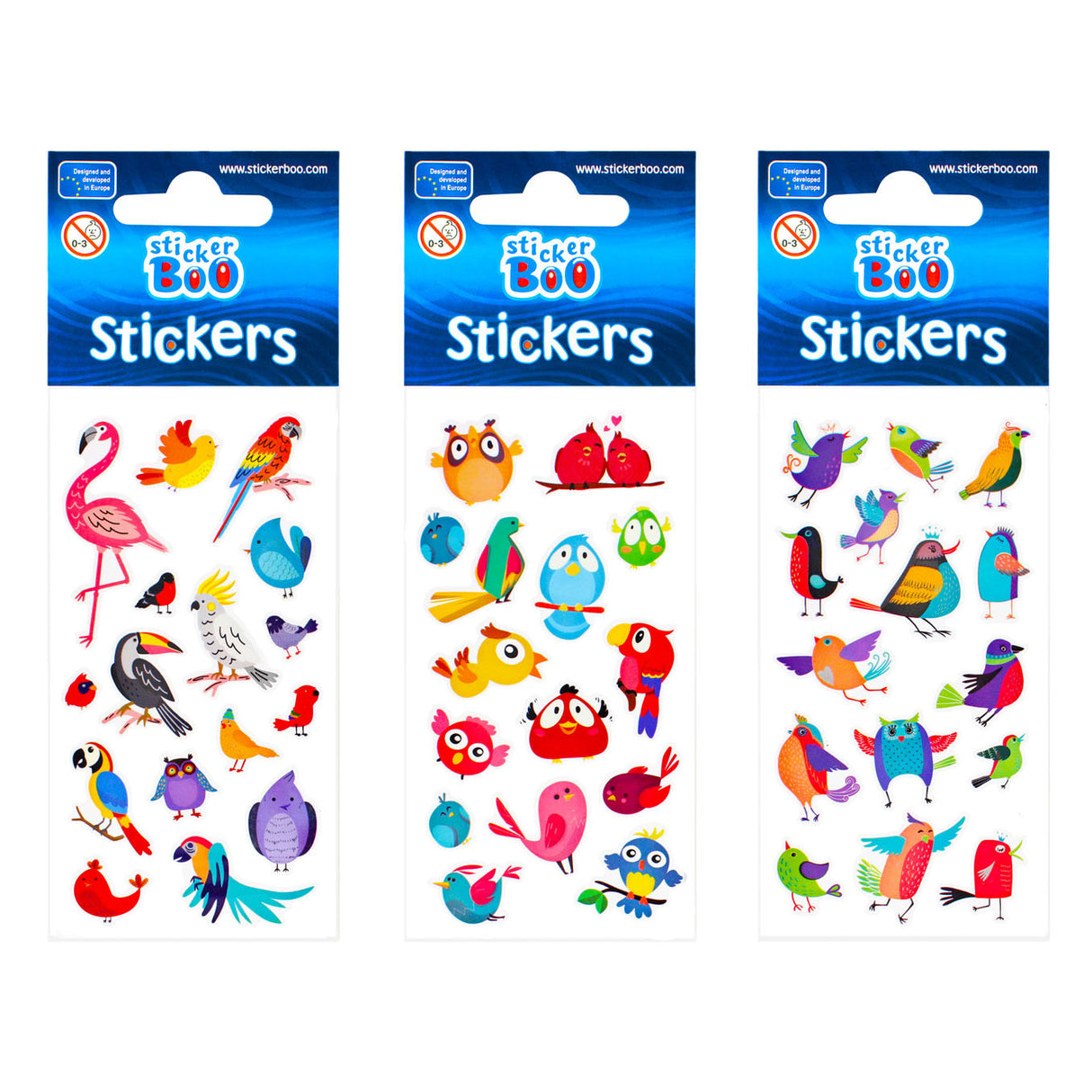 Sticker sheet birds