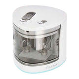 Double electric pencil sharpener, white