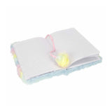 Plush notebook rabbit pastel