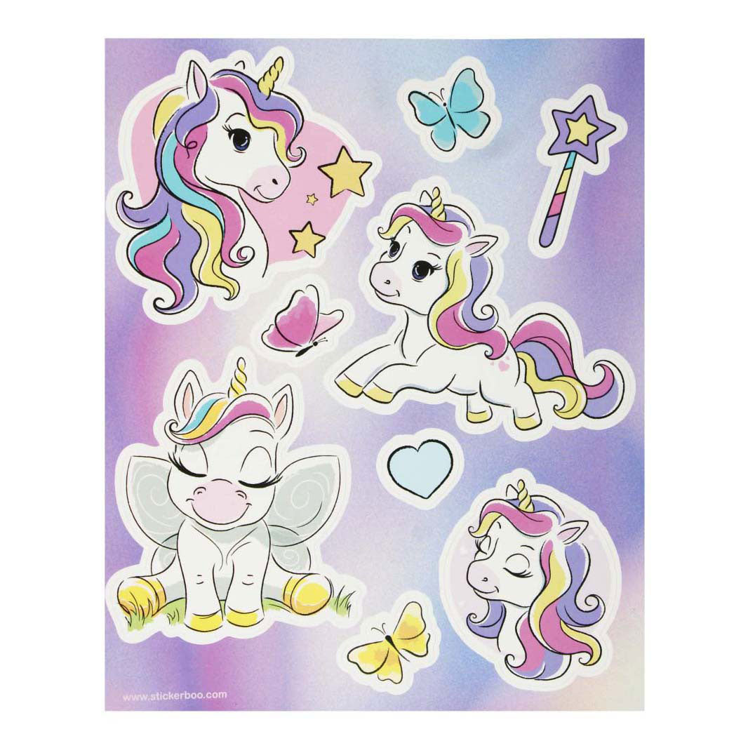 Window stickers unicorn, 16x21cm