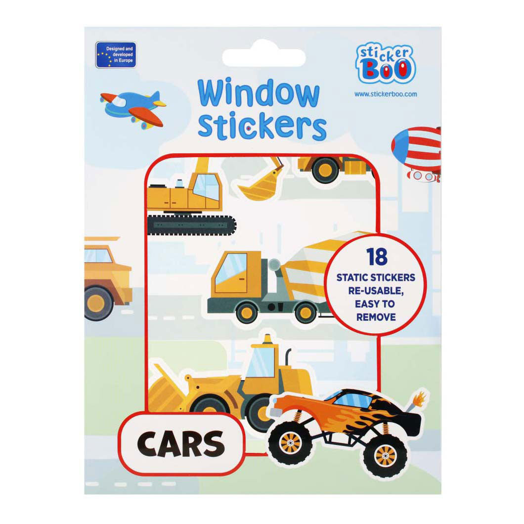 Window stickers vehicles, 16x21cm