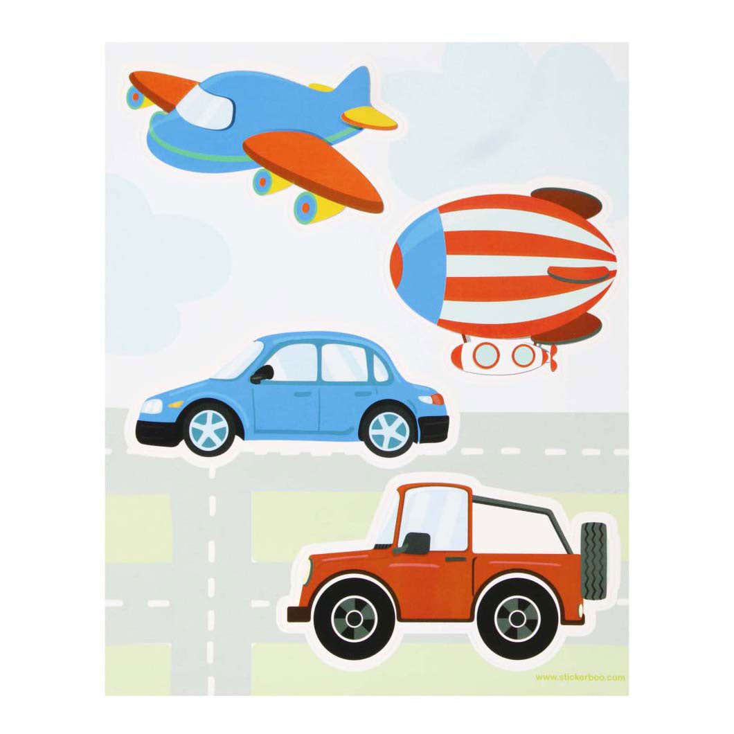 Window stickers vehicles, 16x21cm