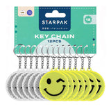 Reflective keychain emoticon, 12pcs.