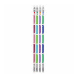 Pencils with multiplication tables, set of 4
