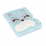 Plush diary with lock a5
