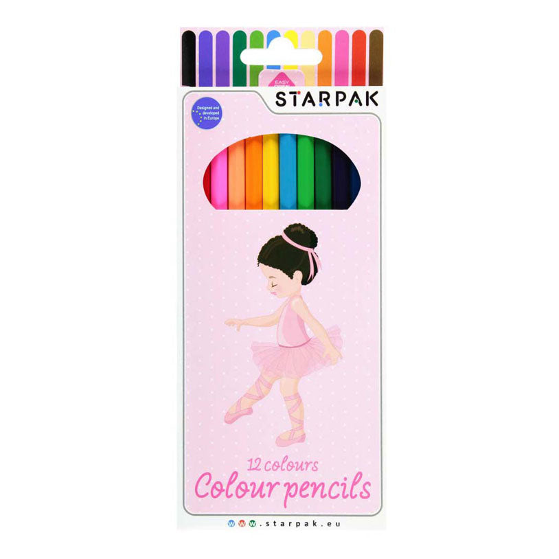 Pencils 12 colors balerina