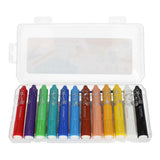 Rotatable silky soft crayons, 12 colours