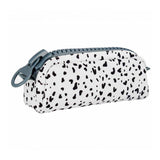 Pencil case with black dots