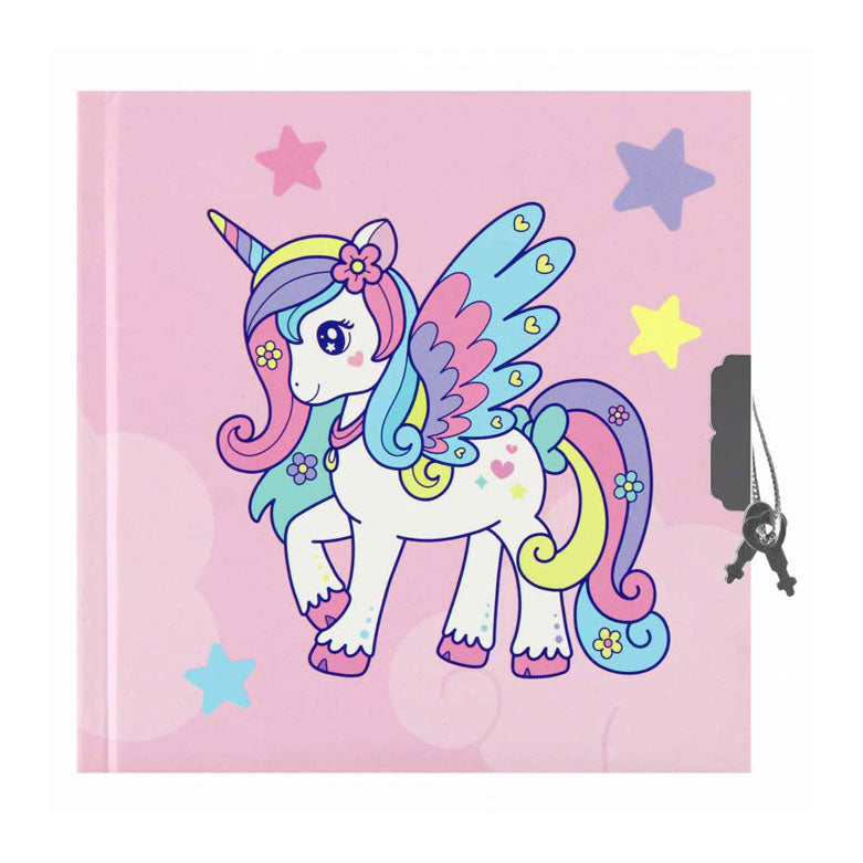Unicorn diary 13.5x13.5cm