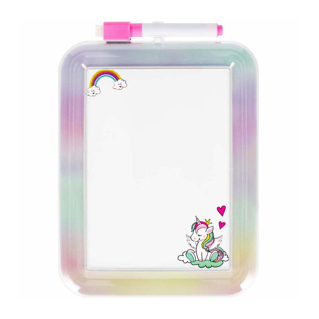 Erasable drawing board with marker unicorn