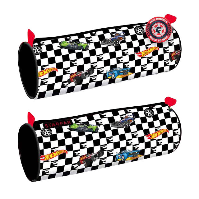 Hot wheels pencil case round