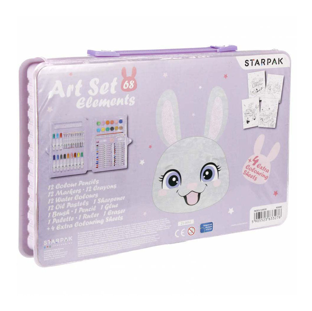 Creative set rabbit, 68 pieces.