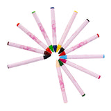 Wax crayon balerina, 12 pcs.
