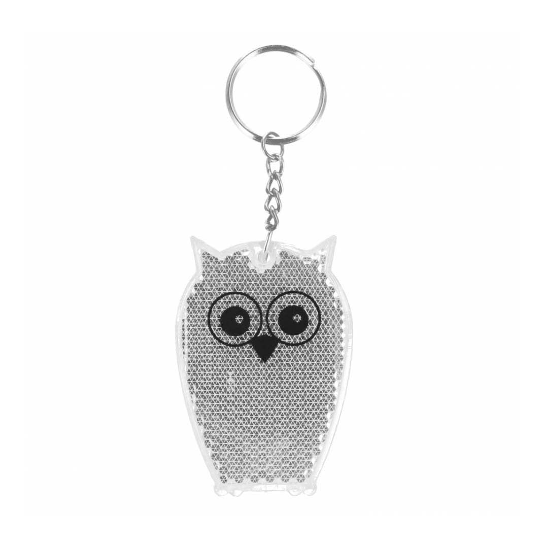 Reflection key ring owl, 12 pcs.