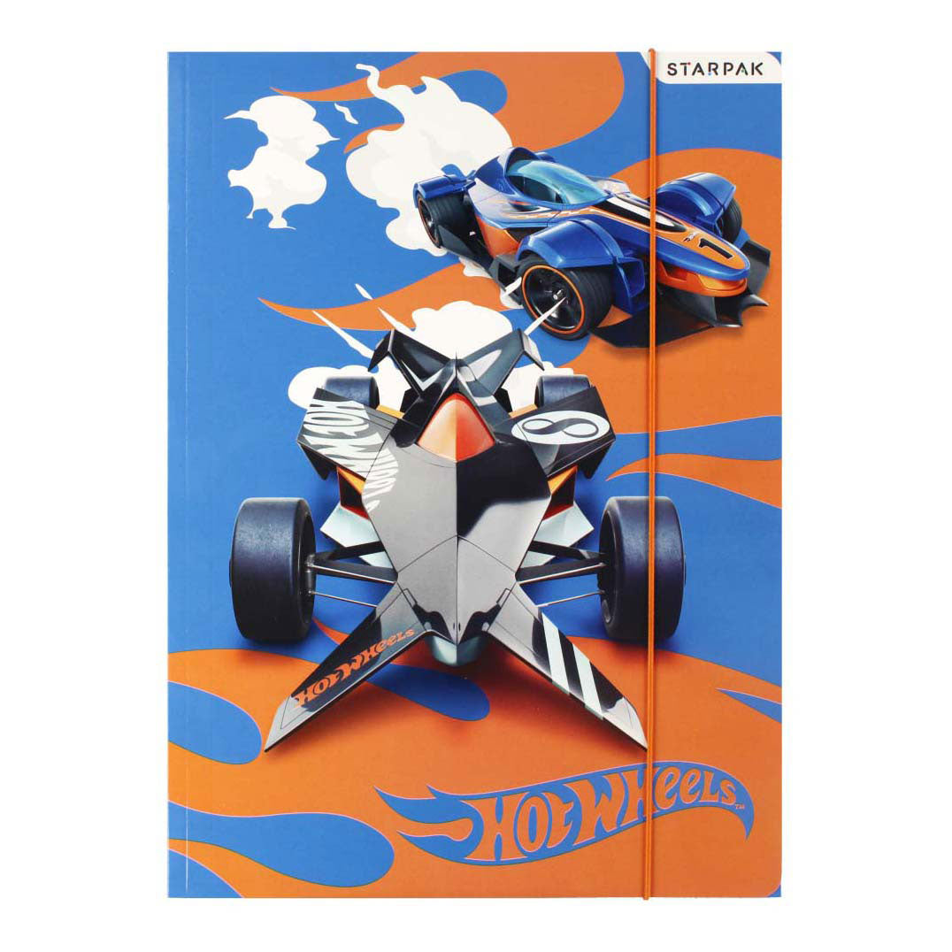 Folder with elastic A4 hot wheels