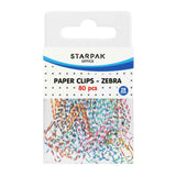 Rc papelips zebra 28mm, 80pcs.