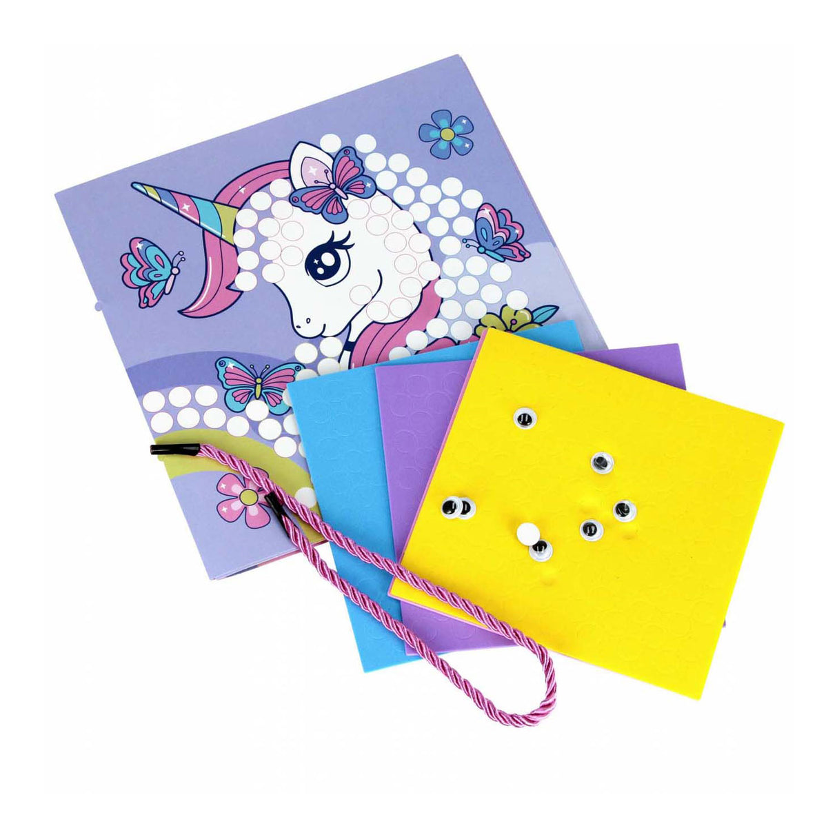 Mosaic sticker set, 4 sheets